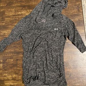 Under armour hooded shirt